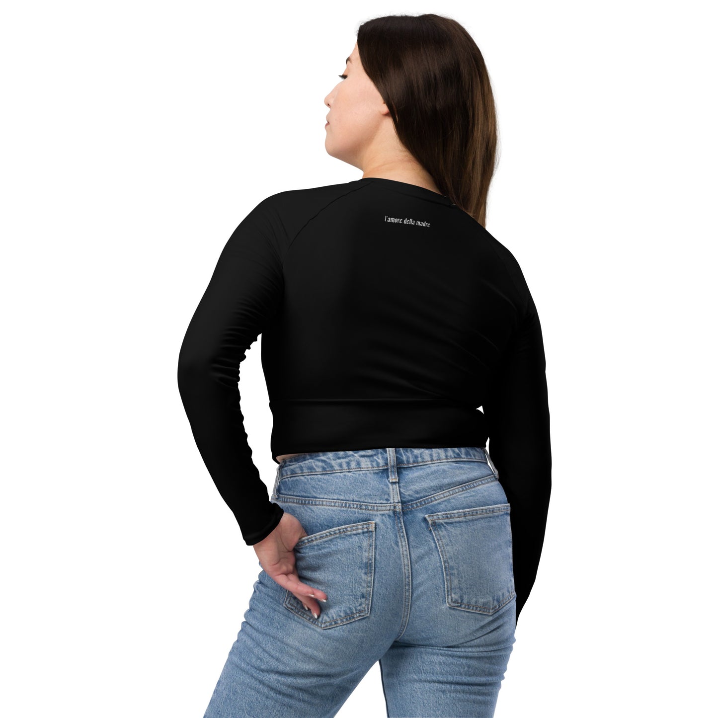 MomClique long sleeve crop