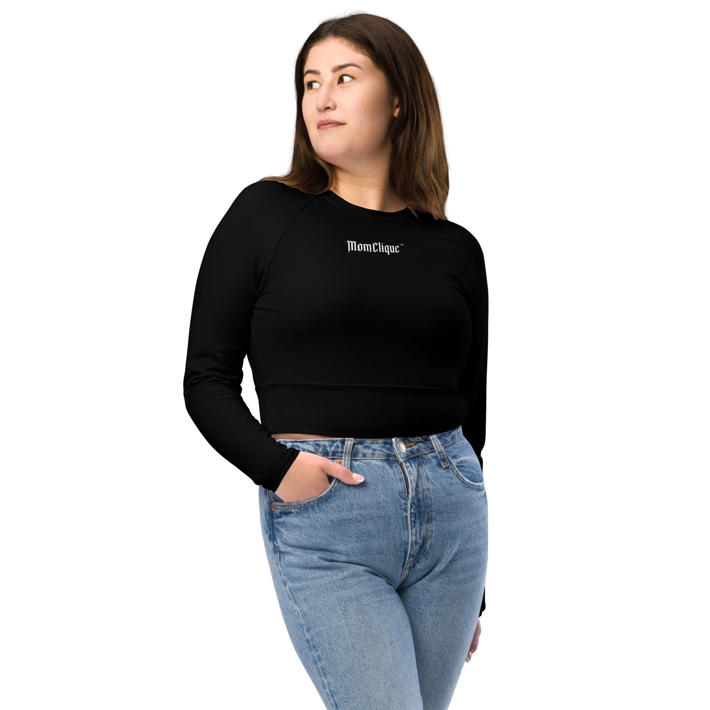 MomClique long sleeve crop