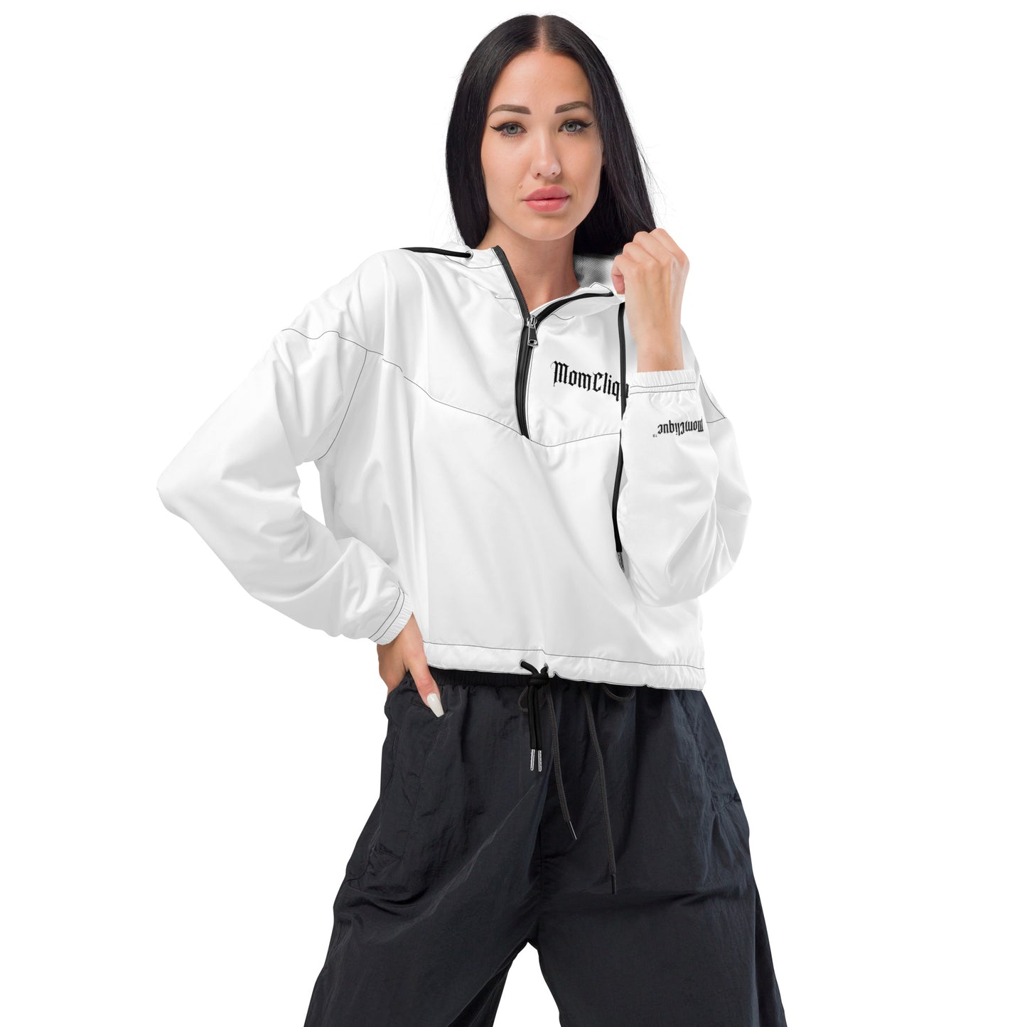 MomClique Cropped Windbreaker