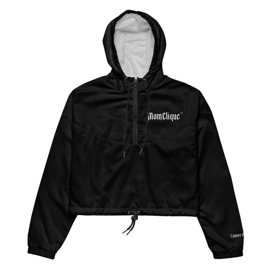 MomClique cropped windbreaker