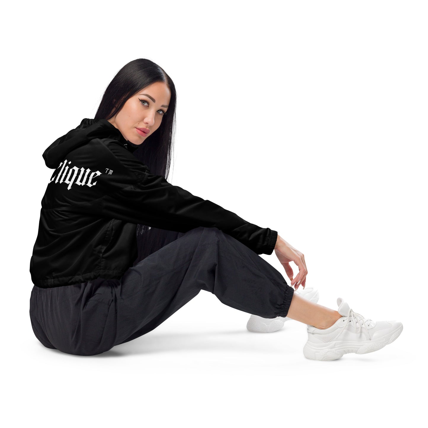 MomClique cropped windbreaker