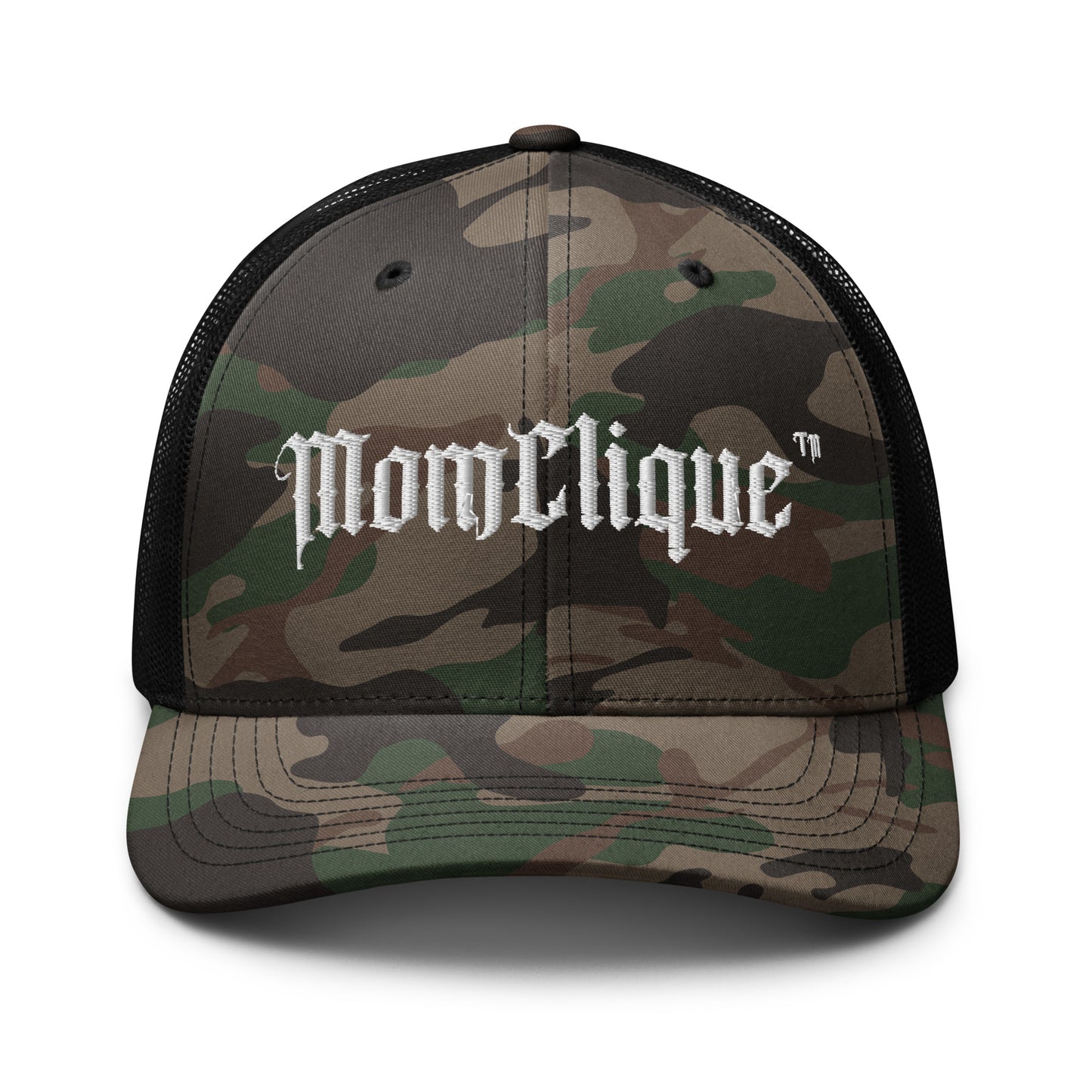 MomClique Camo Trucker