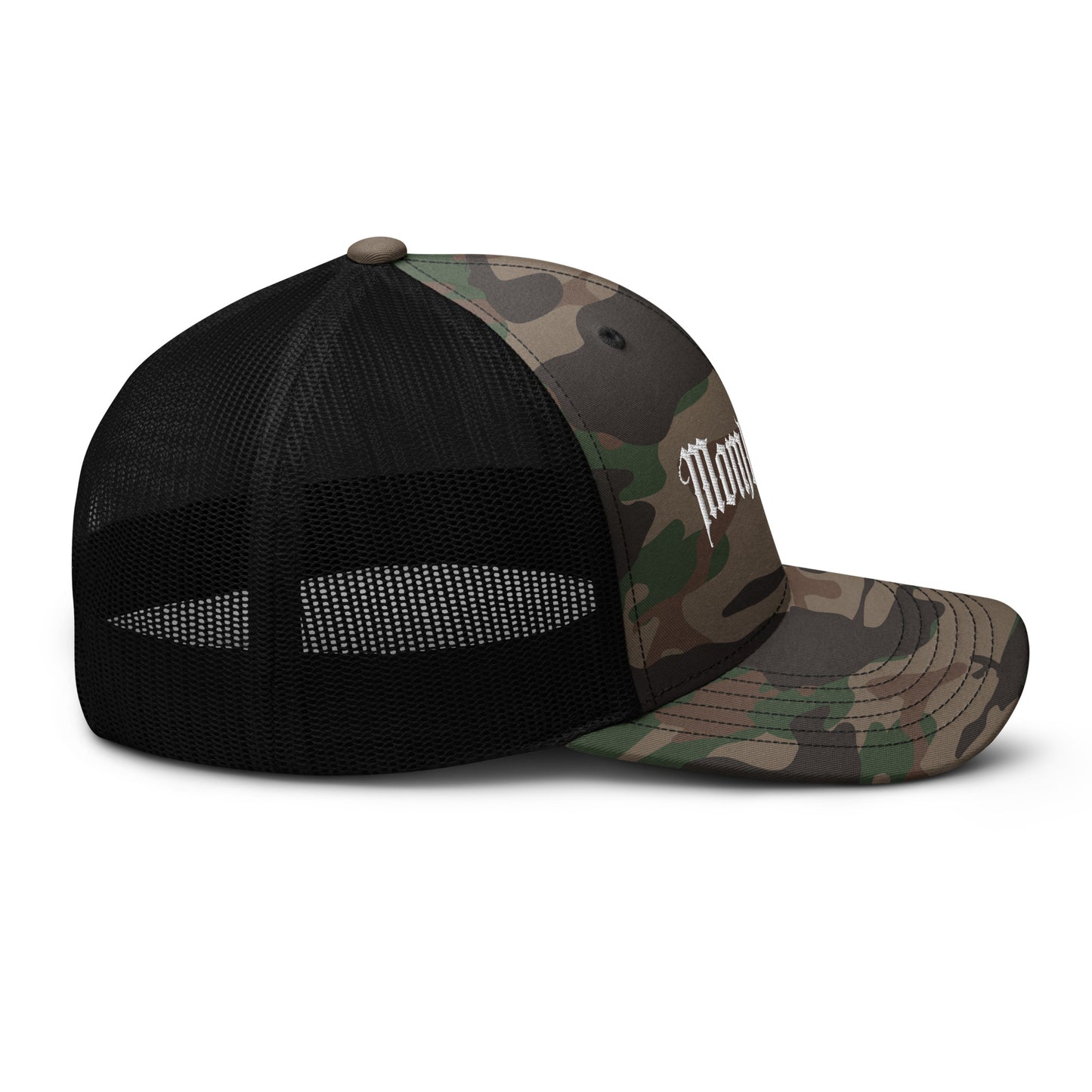 MomClique Camo Trucker