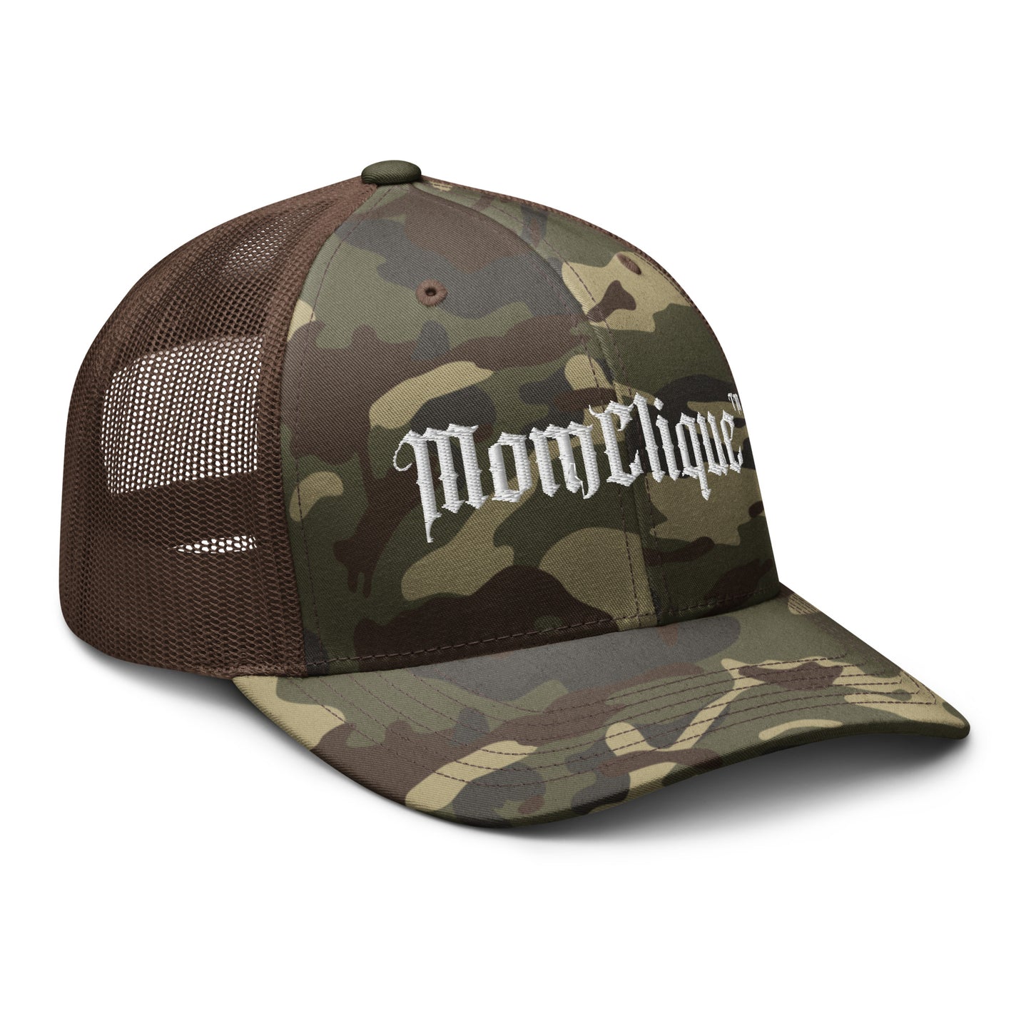 MomClique Camo Trucker