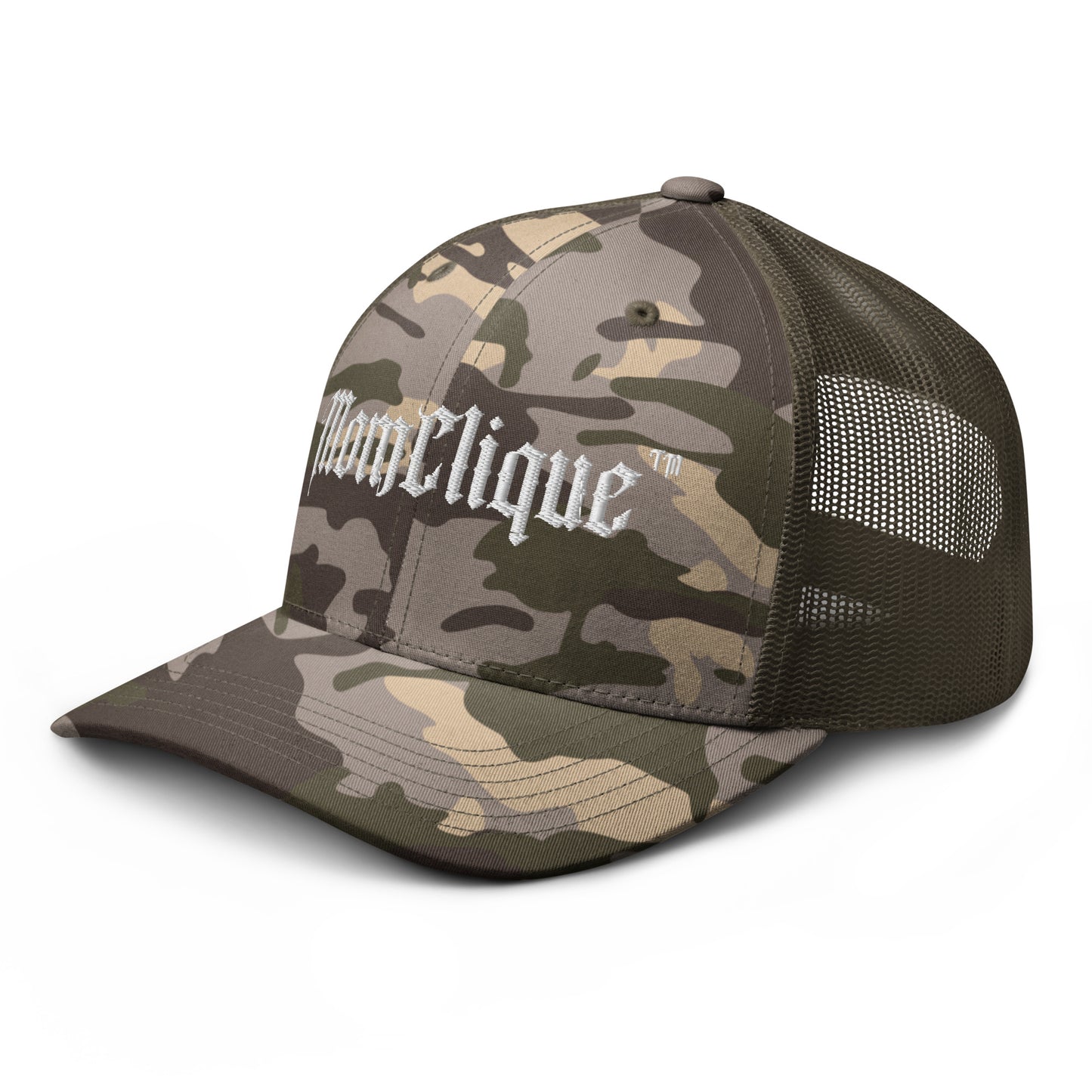 MomClique Camo Trucker