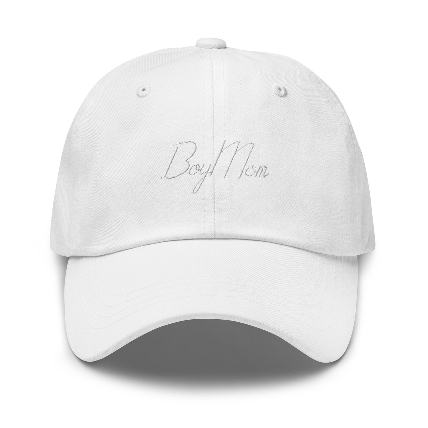 Triple White BoyMom hat