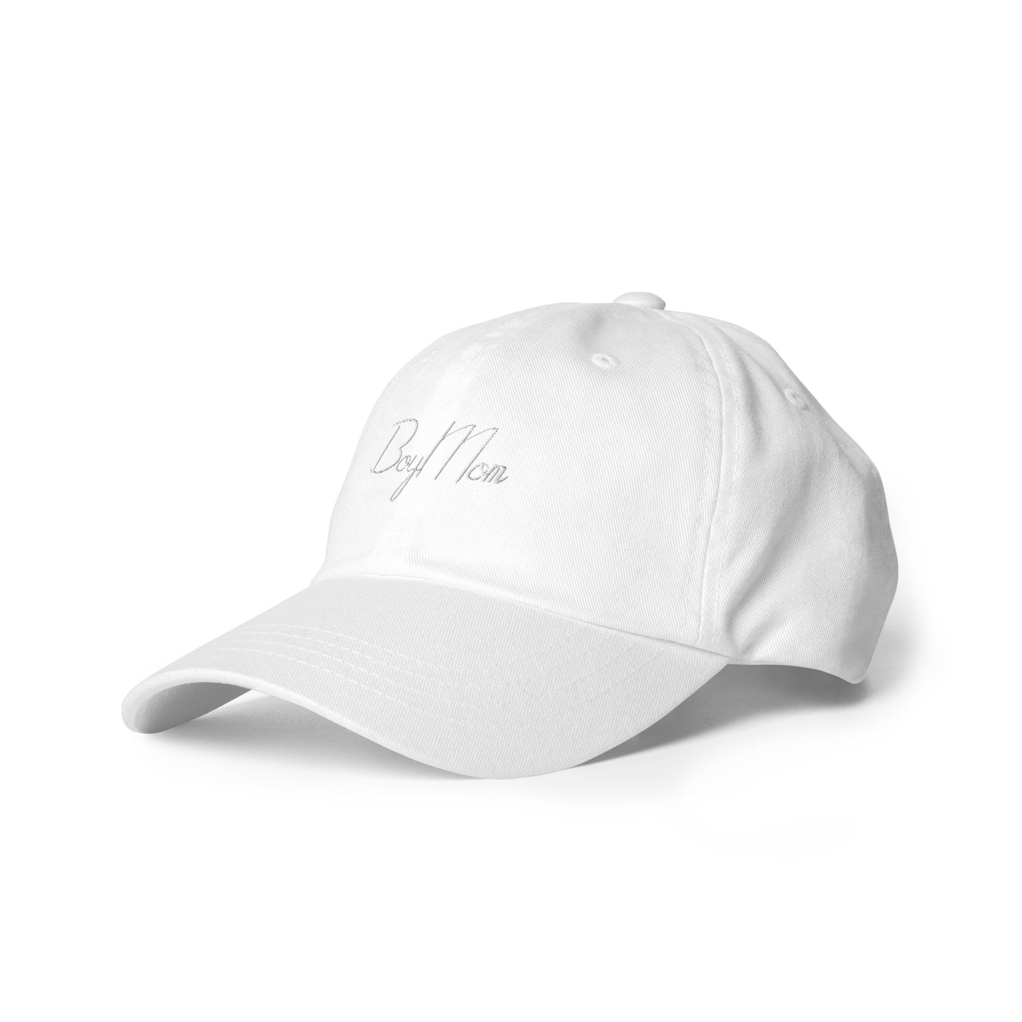 Triple White BoyMom hat