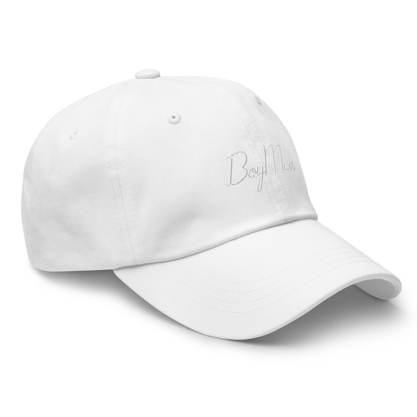 Triple White BoyMom hat