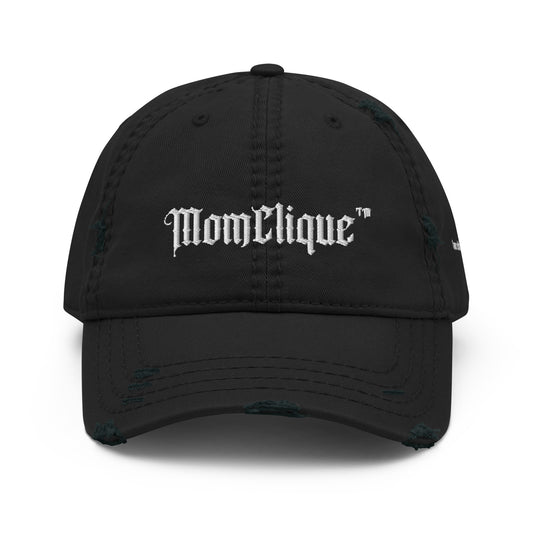 MomClique Distressed Mom Hat