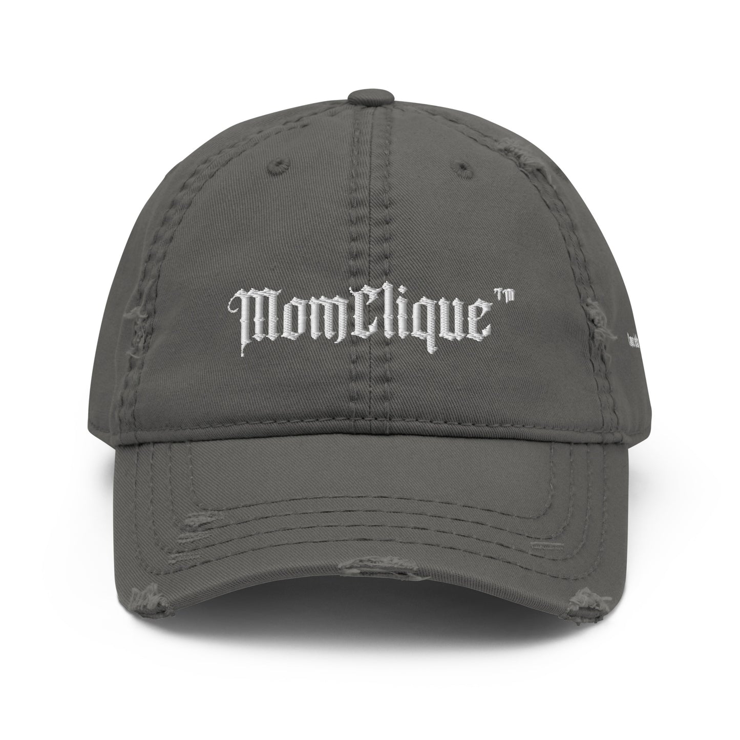 MomClique Distressed Mom Hat