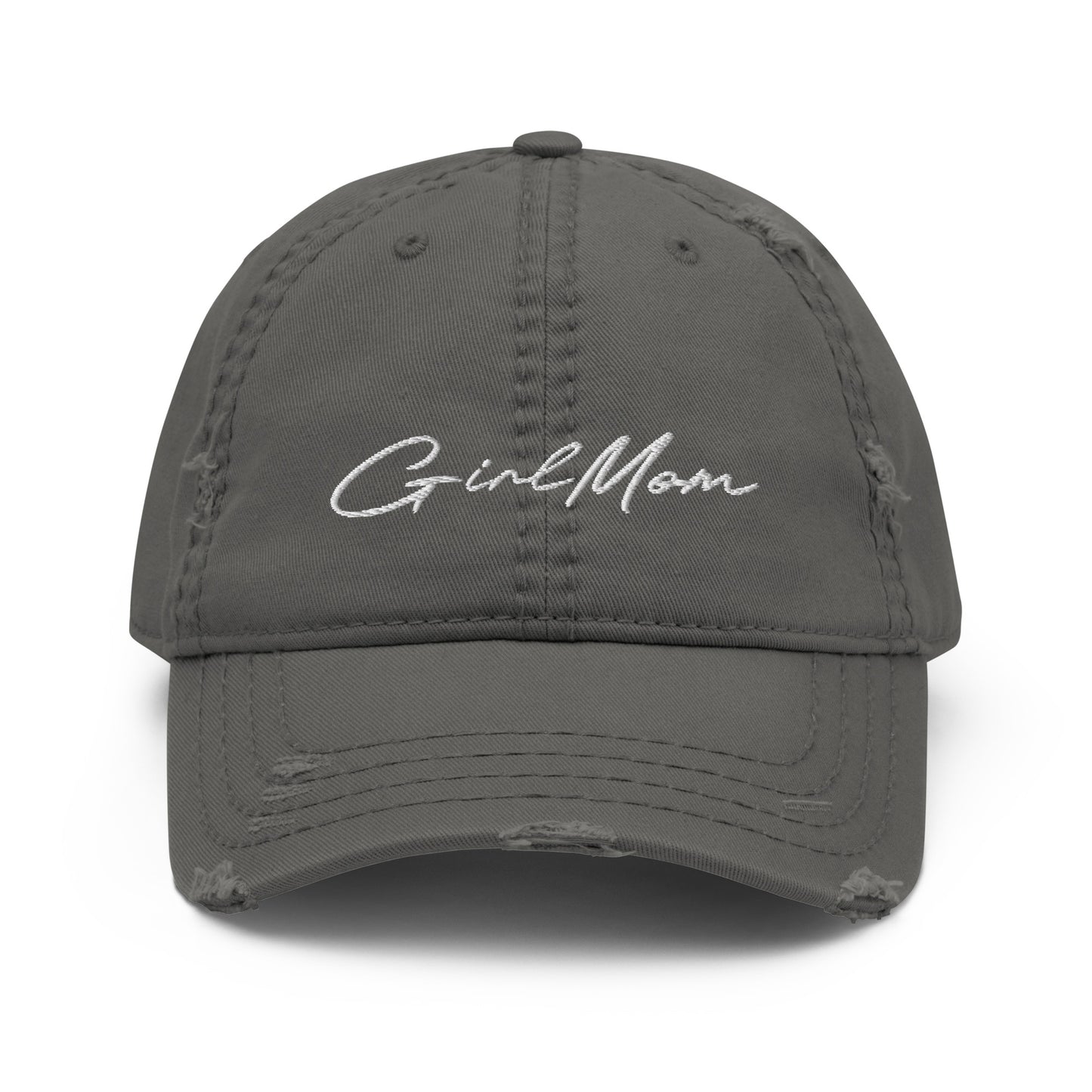 GirlMom Distressed MOM Hat