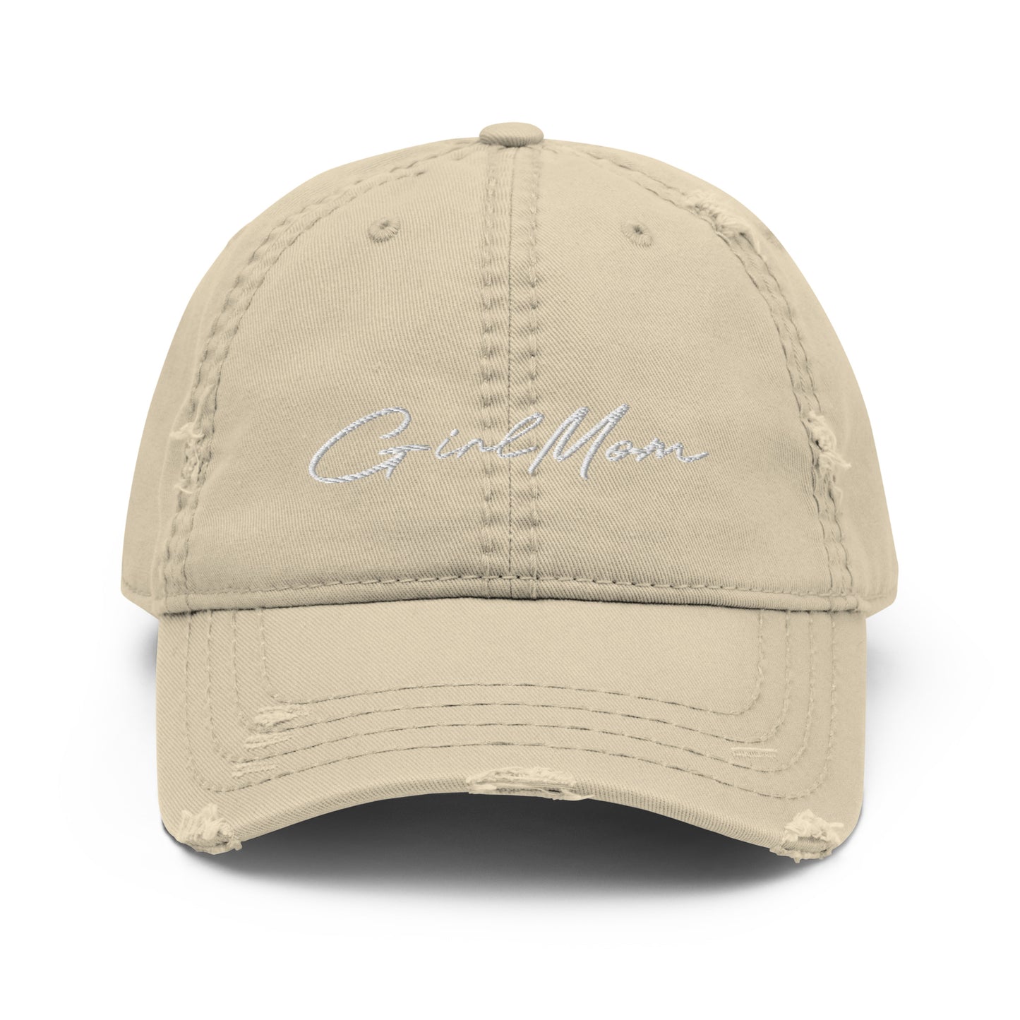 GirlMom Distressed MOM Hat