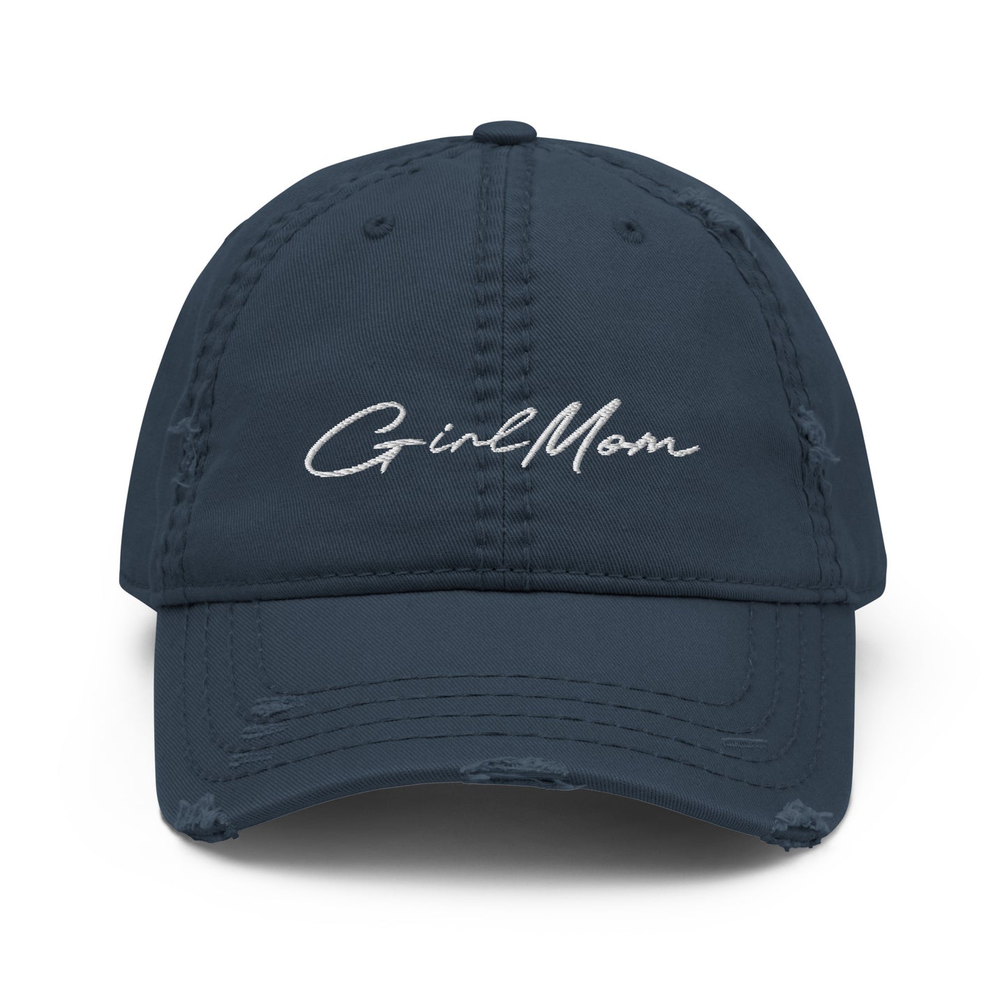 GirlMom Distressed MOM Hat