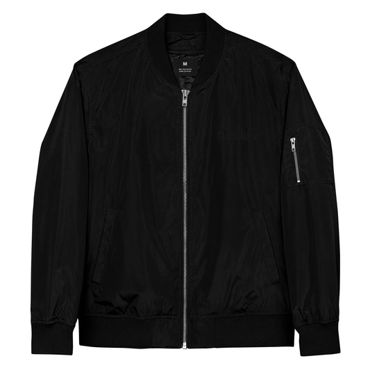 MomClique Triple Black Premium Bomber Jacket