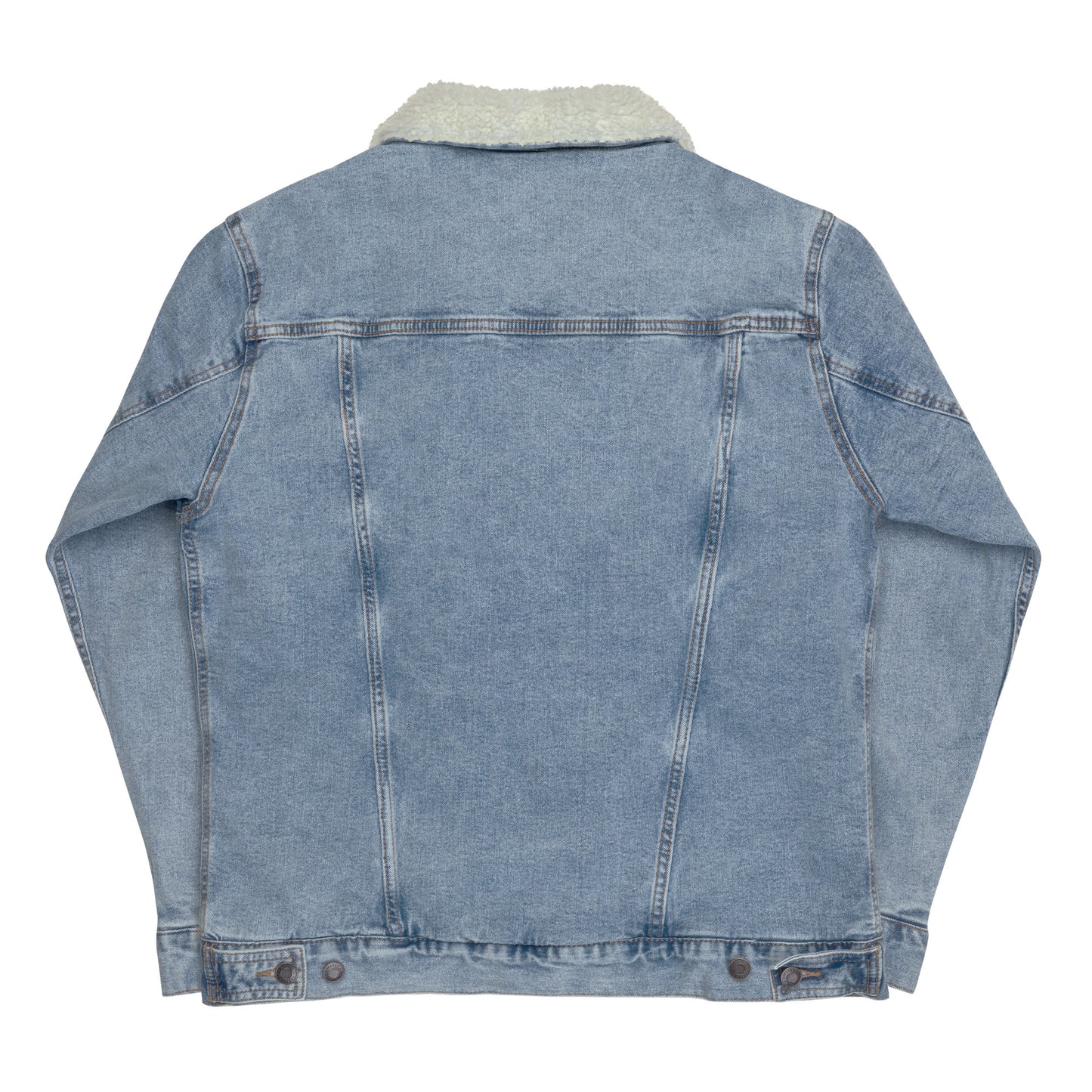 MomClique Unisex denim sherpa jacket