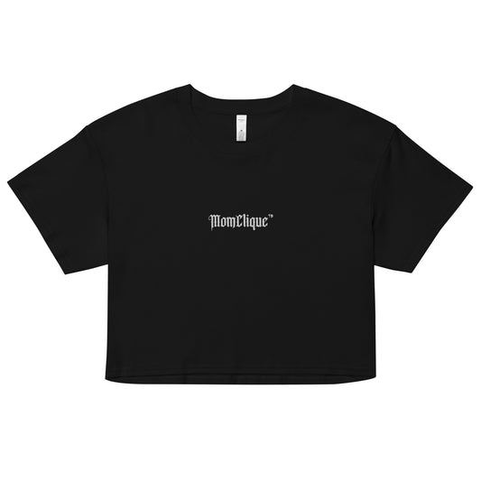 MomClique Crop Tee