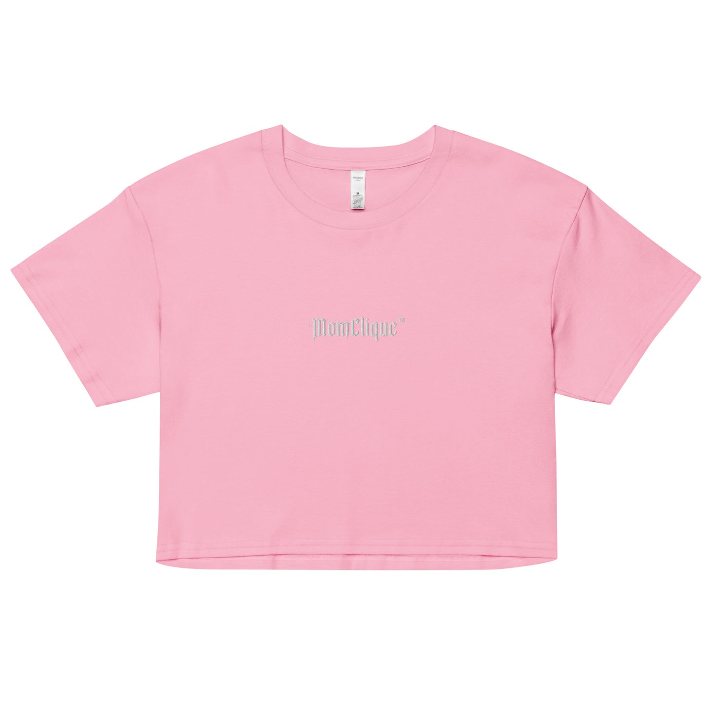 MomClique Crop Tee