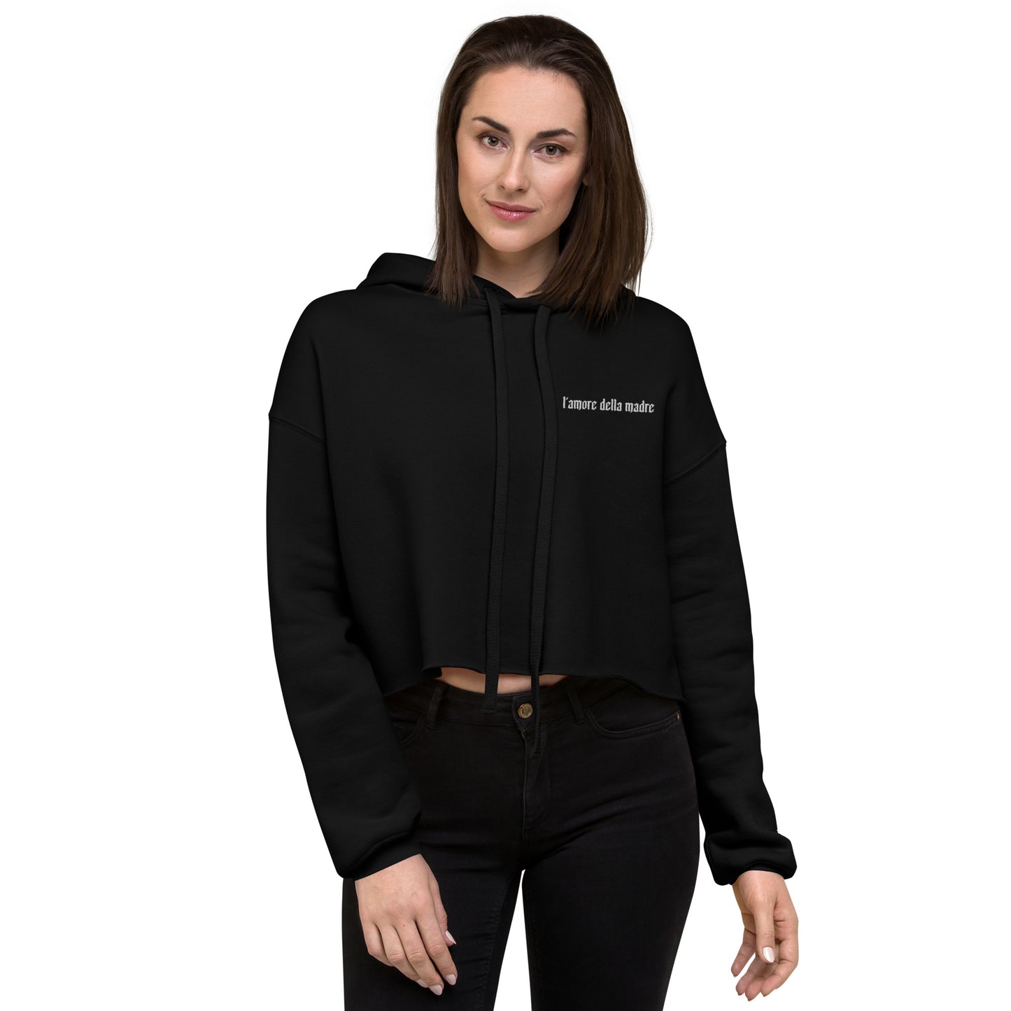 MomClique Crop Hoodie