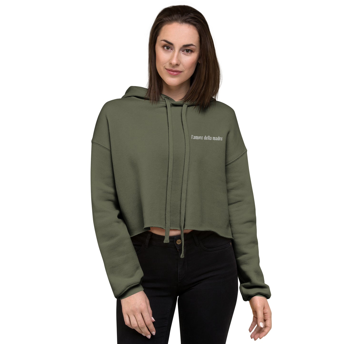 MomClique Crop Hoodie